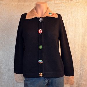 Mercer Street Christmas Holiday Cardigan Sweater